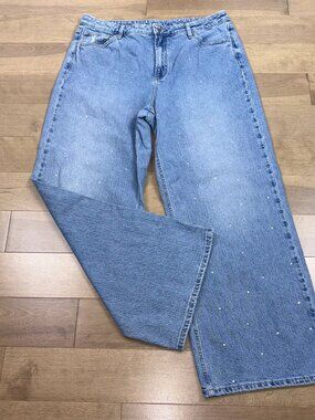 REITMANS women's wide-leg jeans size 33P